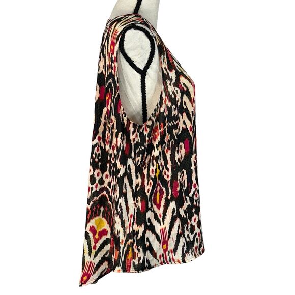 A.N.A. X-Large Tank Top Sleeveless Lightweight Semi-Sheer Hi-Low Hem V-Neck - Picture 3 of 9